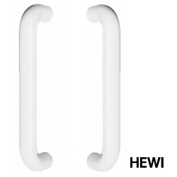 Poignées tubulaires de porte battante, Blanc Lot de 2 HEWI