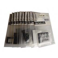 PIEDS CAOUTCHOUC AUTO-COLLANTS LOT DE 10 SACHETS