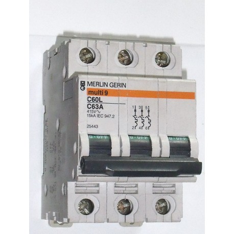 MERLIN GERIN - Multi 9 C60L 63 A