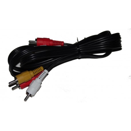 CABLE AUDIO VIDEO RCA M/M 3 metres