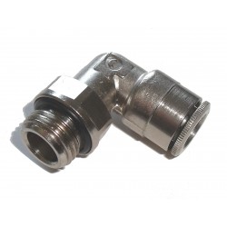Coude male a 90° orientable BSPP