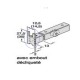 Embout décliqueté de finition Hafele 6340 (lot de 100)