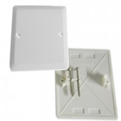 COUVERCLE UNIVERSEL 80 X 80 POUR BOÎTE 1 POSTE LEGRAND 89281