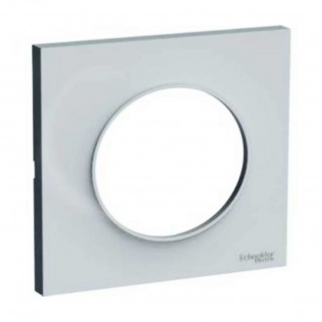 PLAQUE Styl Gris Pierre 1 poste ODACE S520702A Schneider 