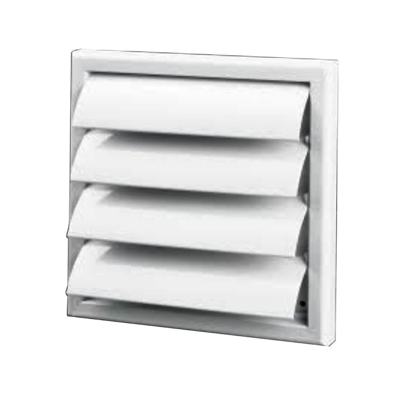100/ mm//10,2/ cm Blanc Grille da/ération Gravity Rabat externe Ventilation Conduit Coque