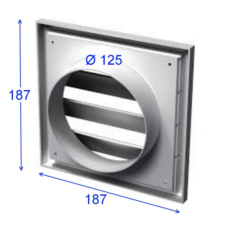Insmart Grille de Sortie de Ventilation Couverture Ronde de lorifice d/échappement Couvercle de Ventilation