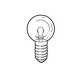 Lampe culot ampoule E10 - 3,6 V - 1 A - 3,6 W LEGRAND 60931