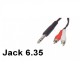 CABLE STEREO CHANGEUR DE GENRE RCA MALE / JACK MALE