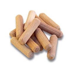 Tourillons bois Ã 8mm x 30mmÂ HÃªtre striÃ©s et chanfreinÃ©sVendu Par lot de 100, 500 et 1000 pcs